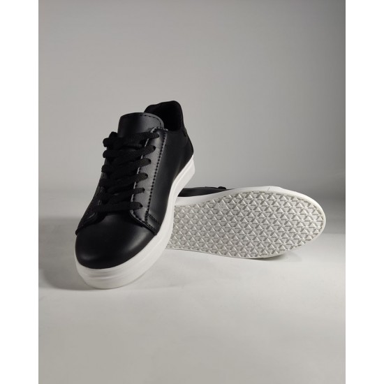 Unisex Siyah Günlük Spor ve Yürüyüş Ayakkabısı